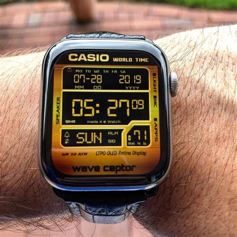 casio watch face for apple.